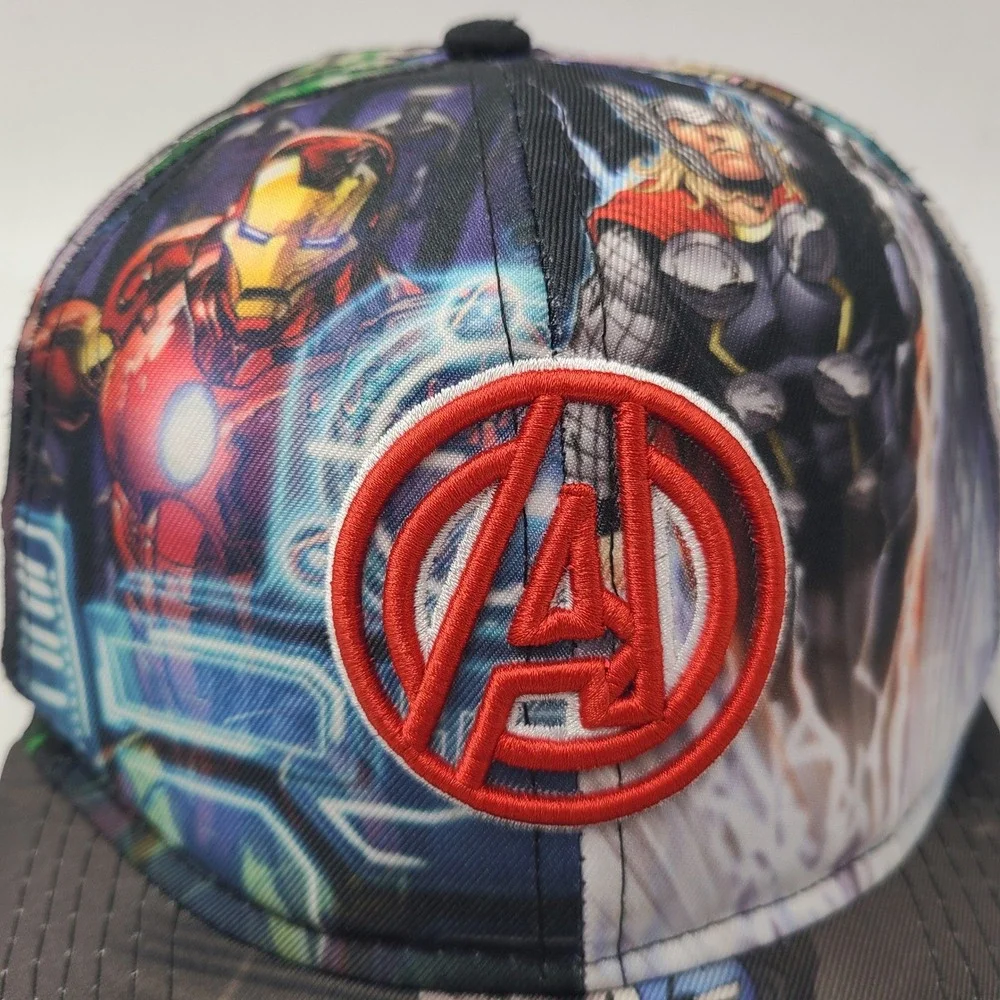 Youth Avengers Hat Snapback Marvel Comics Captain America Iron Man Thor‎ Hulk